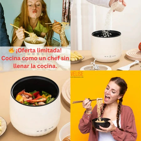 Mini olla eléctrica de ramen, arrocera y más!