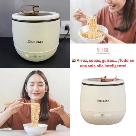 Mini olla eléctrica de ramen, arrocera y más!