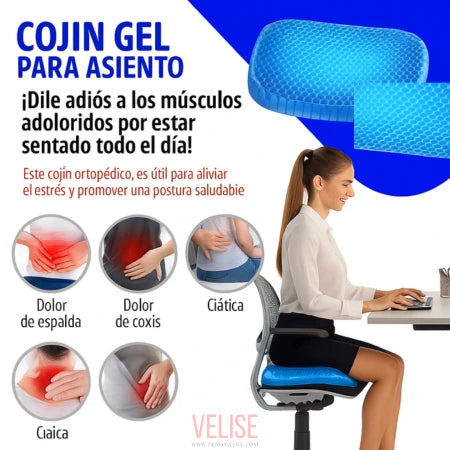 🪑✨Cojín ErgoGel Ortopédico