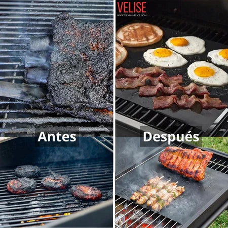 Dos Láminas De Teflón Para Parrilla