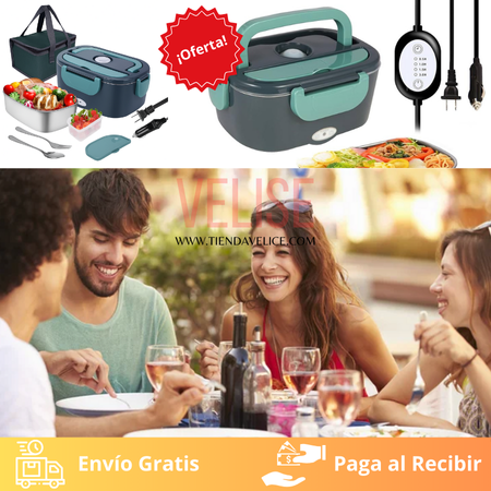 Lonchera Eléctrica Portátil acero