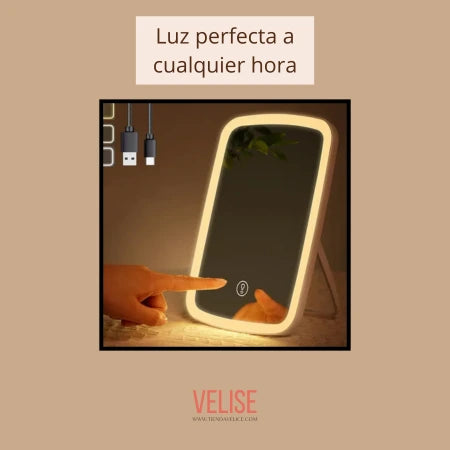 Espejo Rectangular Con Luz Led