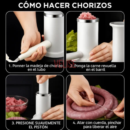 Embutidora De Salchichas Manual 2 En 1