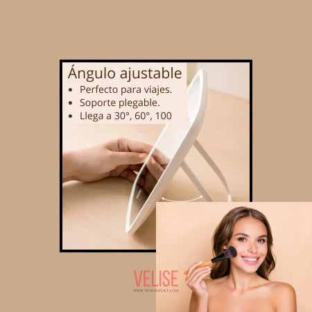Espejo Rectangular Con Luz Led