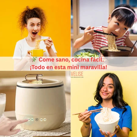 Mini olla eléctrica de ramen, arrocera y más!